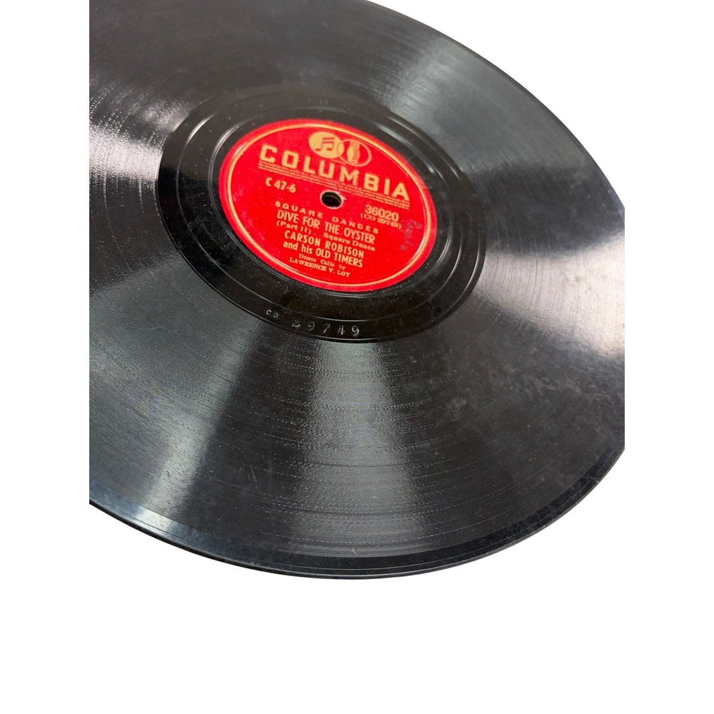 1940s-1950s Columbia Records 78 RPM Shellac Records SQUARE DANCES Carson Robison - Picture 10 of 16